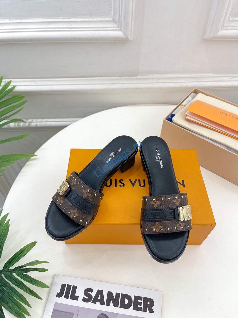 LV 1AADI2 Louis Vuitton Lock It Mules L99035 | lv 1aac3y louis vuitton lock it flat mules l99035 1