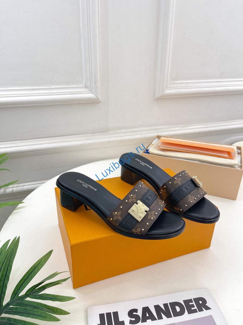 LV 1AADI2 Louis Vuitton Lock It Mules L99035 | lv 1aac3y louis vuitton lock it flat mules l99035 2