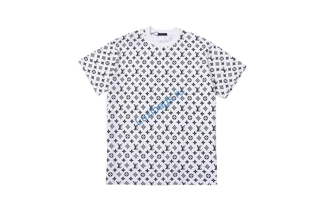 LV 1AAGM5 Men's Women's LV Monogram T-Shirt L66475 | lv 1aagm5 mens womens lv monogram t shirt l66475 2