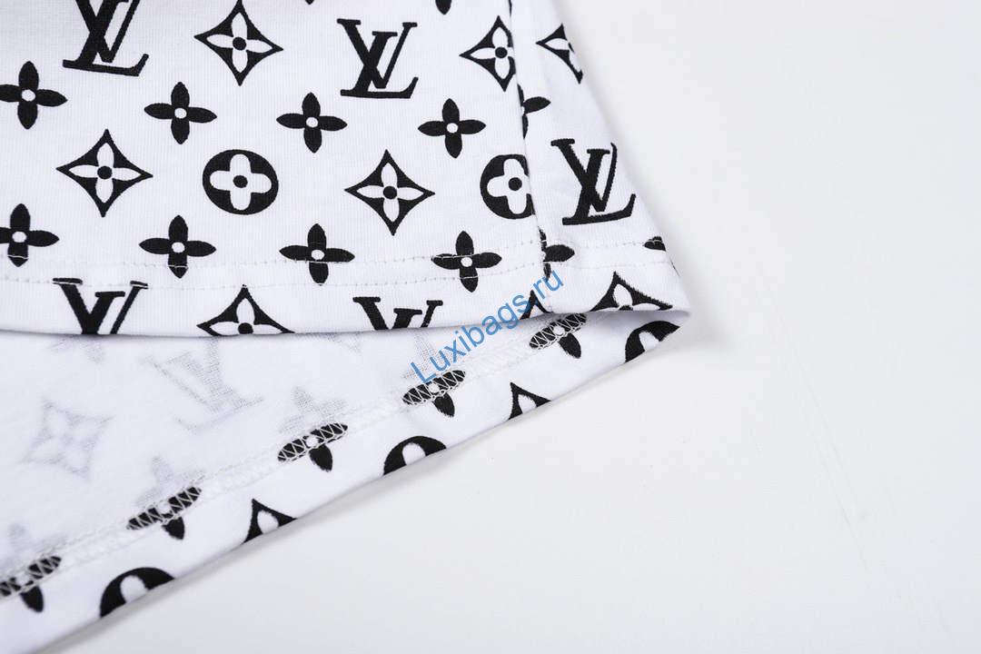 LV 1AAGM5 Men's Women's LV Monogram T-Shirt L66475 | lv 1aagm5 mens womens lv monogram t shirt l66475 7