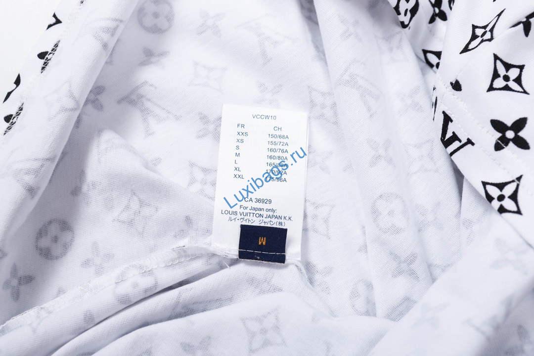 LV 1AAGM5 Men's Women's LV Monogram T-Shirt L66475 | lv 1aagm5 mens womens lv monogram t shirt l66475 8