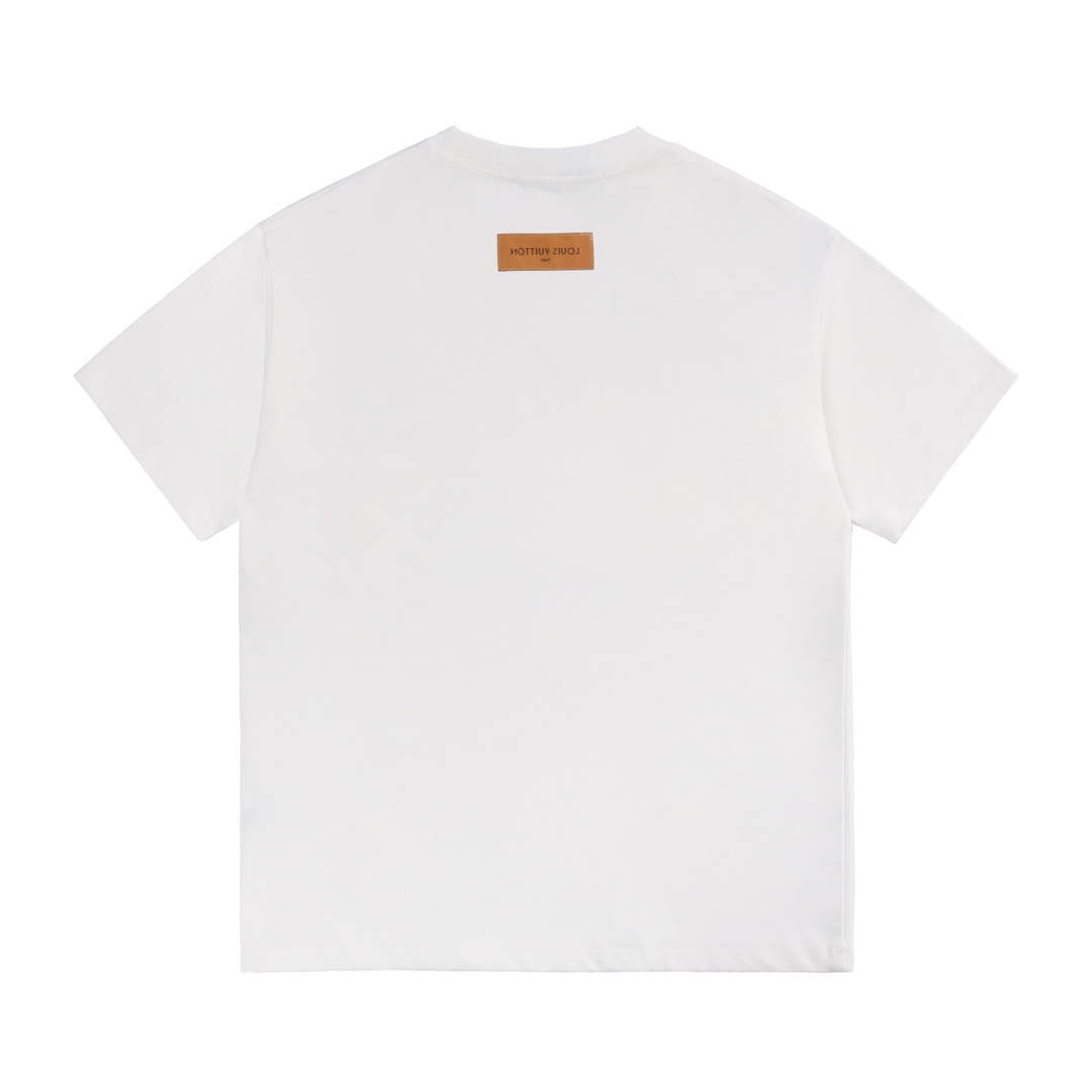 LV 1AAU5D Men's Women's LV Frequency Graphic T-Shirt L66462 | lv 1aau5d mens womens lv frequency graphic t shirt l66462 2