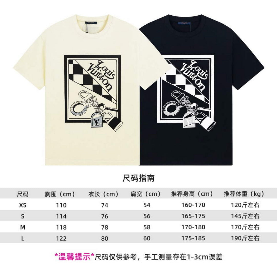 LV 1AAU5D Men's Women's LV Frequency Graphic T-Shirt L66465 | lv 1aau5d mens womens lv frequency graphic t shirt l66465 9