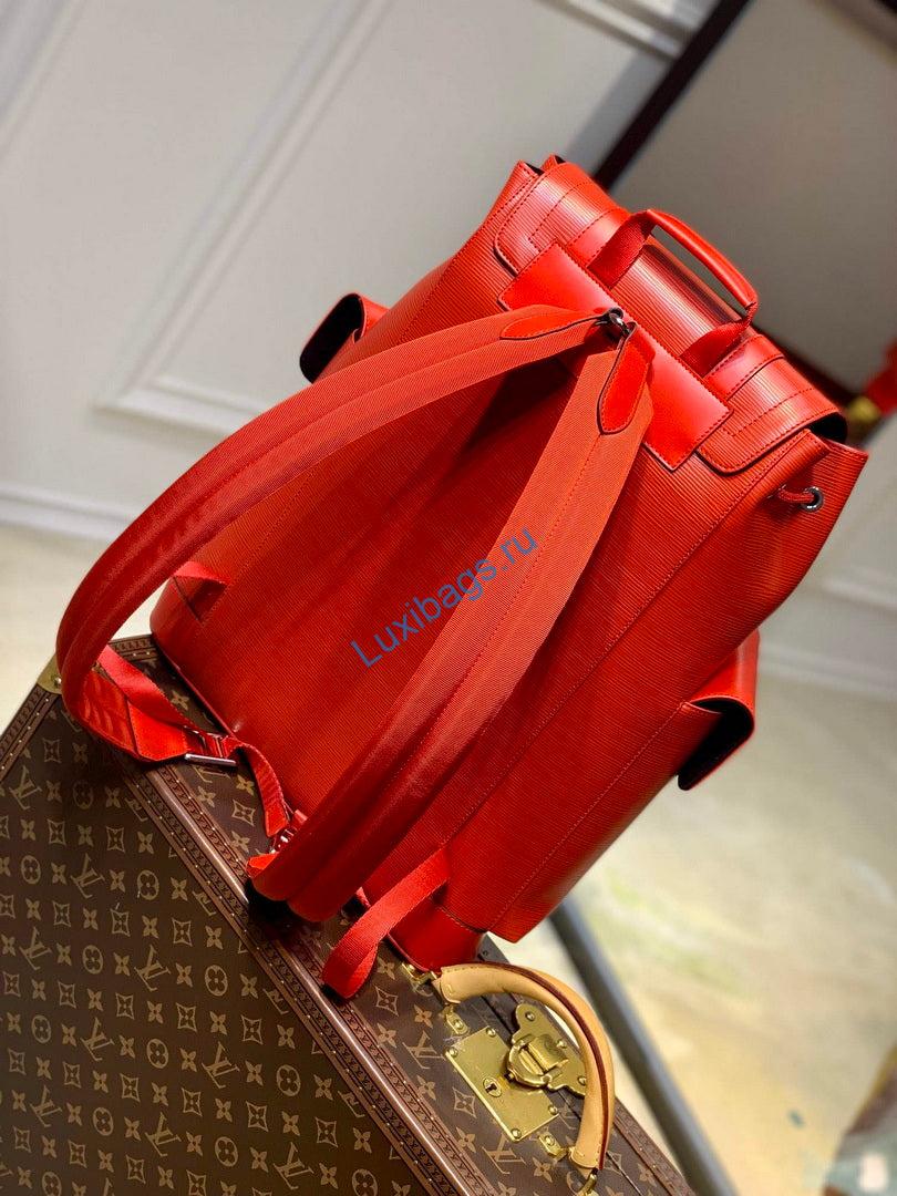 LV M41379 Louis Vuitton Backpack Orange | lv m41379 louis vuitton lv x supreme backpack orange 2