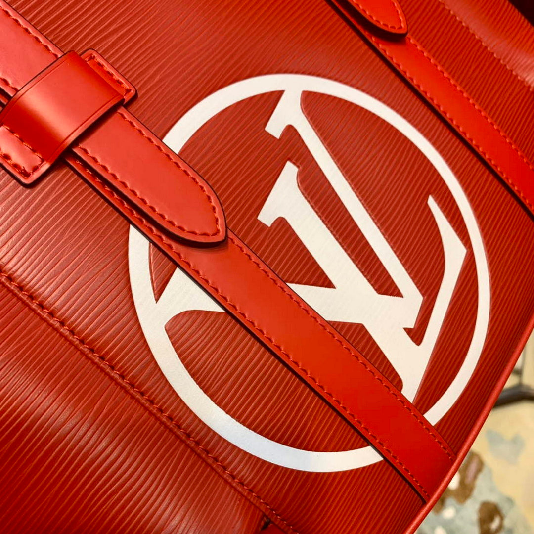 LV M41379 Louis Vuitton Backpack Orange | lv m41379 louis vuitton lv x supreme backpack orange 5