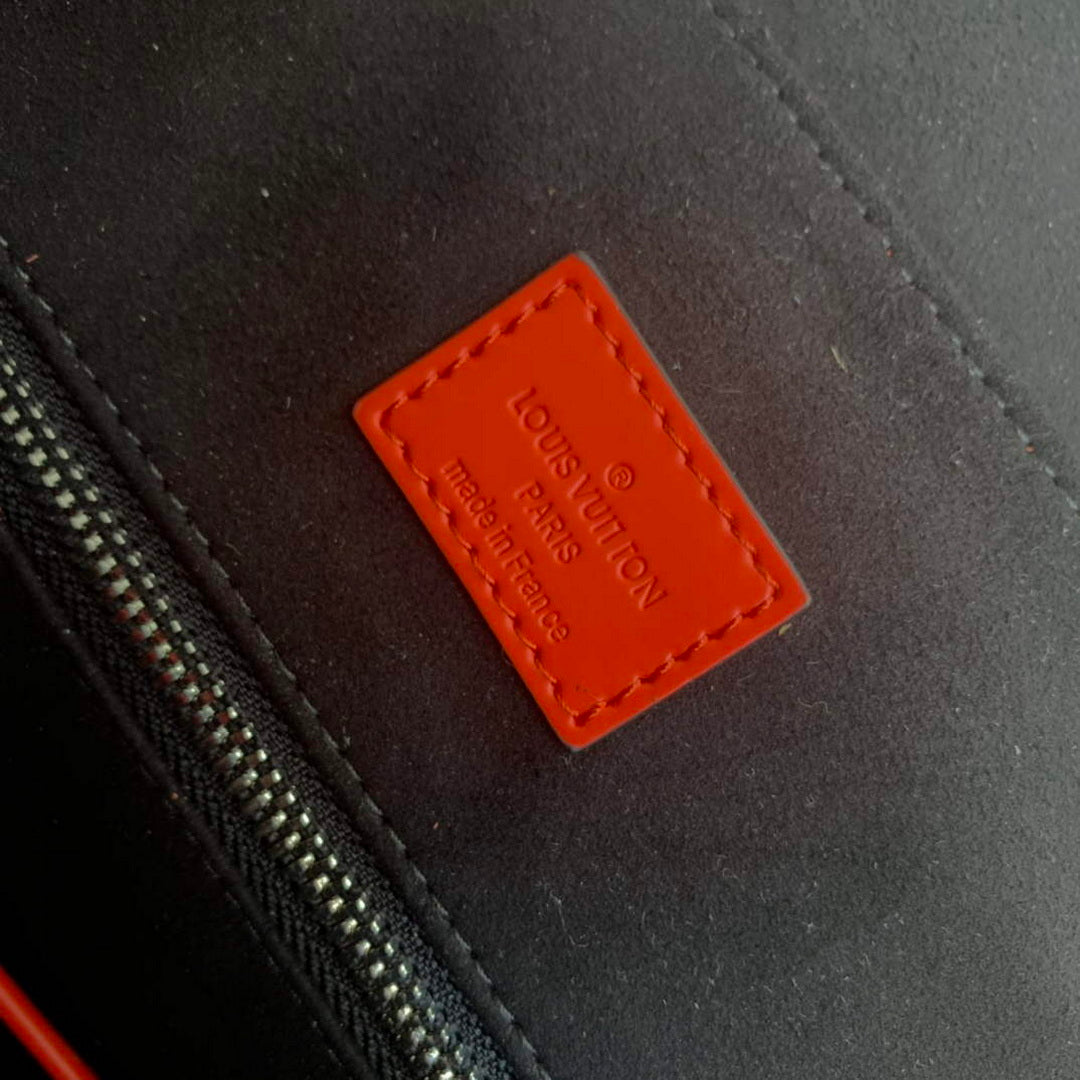 LV M41379 Louis Vuitton Backpack Orange | lv m41379 louis vuitton lv x supreme backpack orange 9