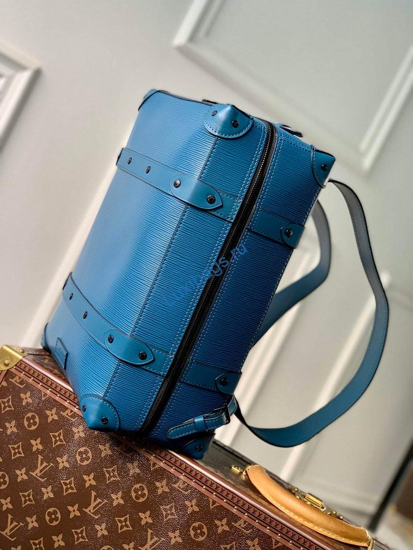 LV M44752 Louis Vuitton Soft Trunk Small Backpack Blue | lv m44752 louis vuitton soft trunk small backpack blue 2