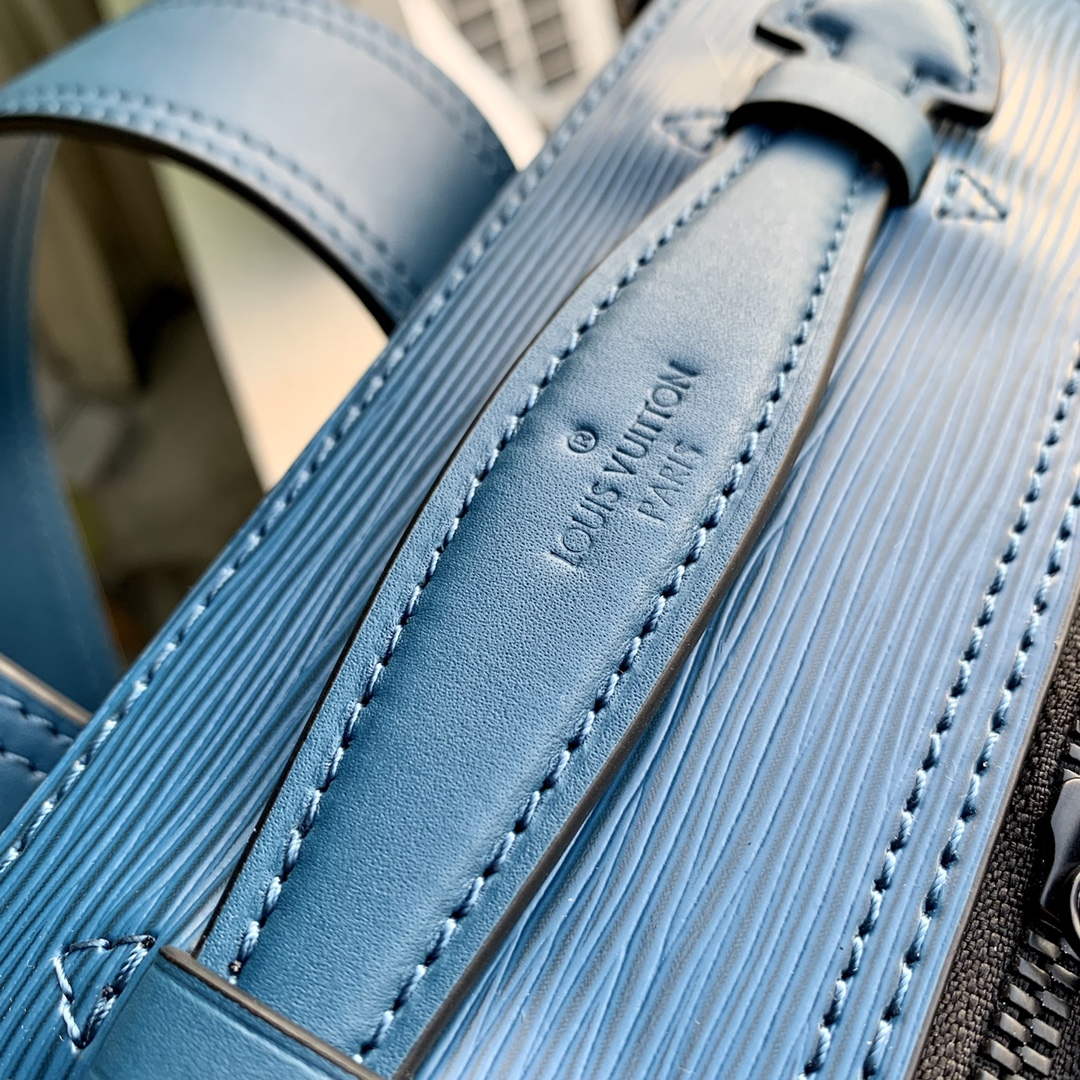 LV M44752 Louis Vuitton Soft Trunk Small Backpack Blue | lv m44752 louis vuitton soft trunk small backpack blue 7