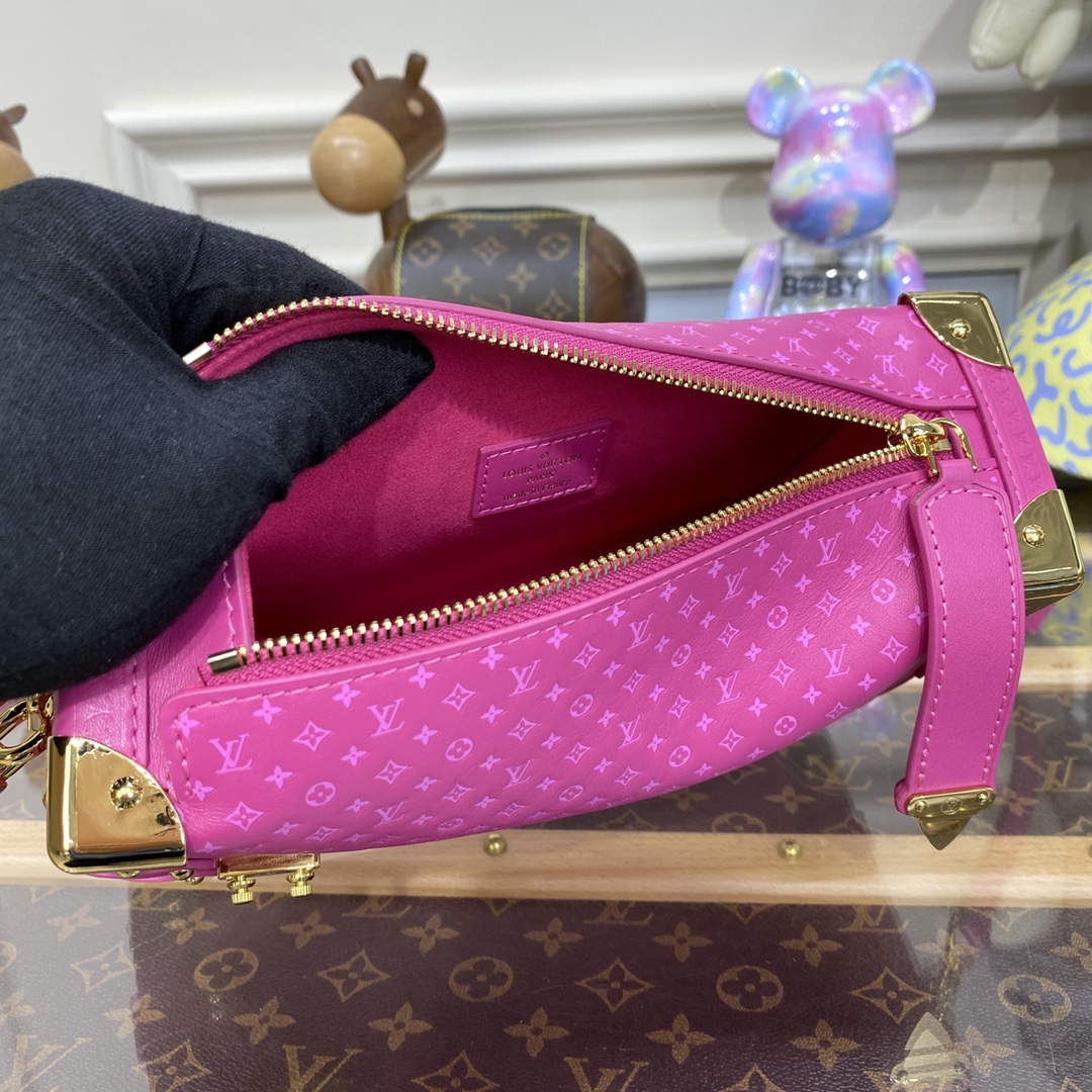 LV M46358 Louis Vuitton Side Trunk PM Bag M21709 Rose | lv m46358 louis vuitton side trunk pm bag m21709 rose 9 luxibags.ru 1