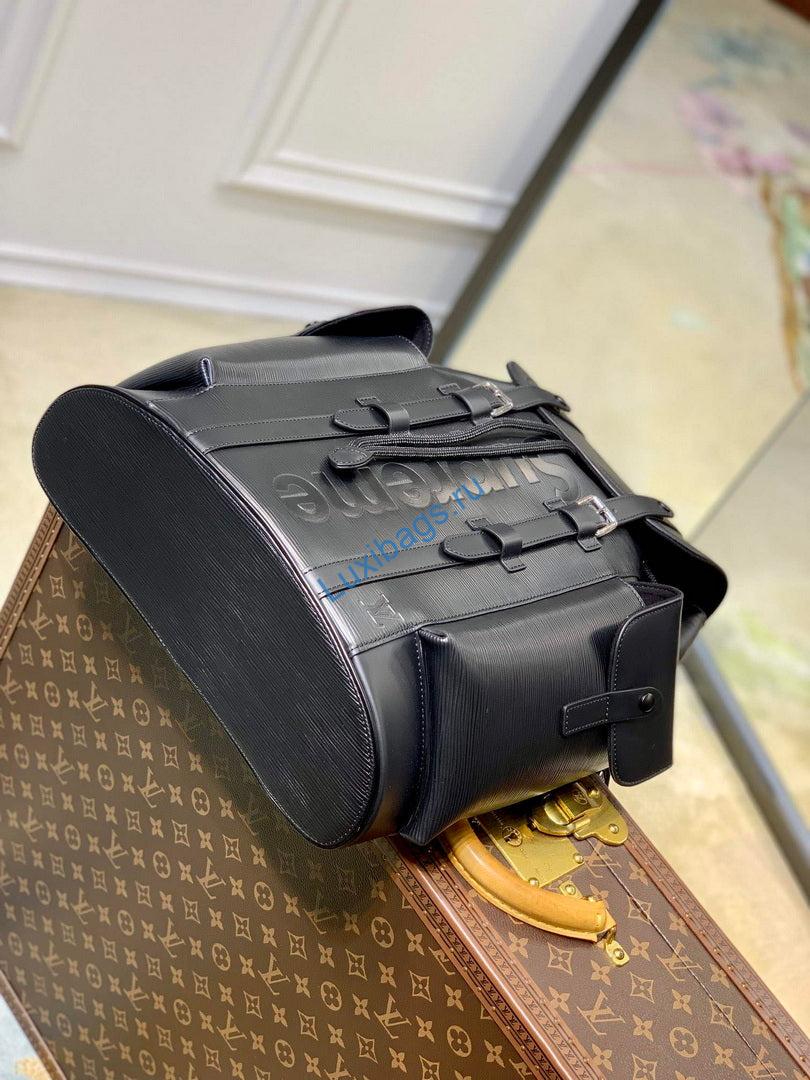 LV M53413 Louis Vuitton LV x Supreme Backpack Black | lv m53413 louis vuitton lv x supreme backpack black 4