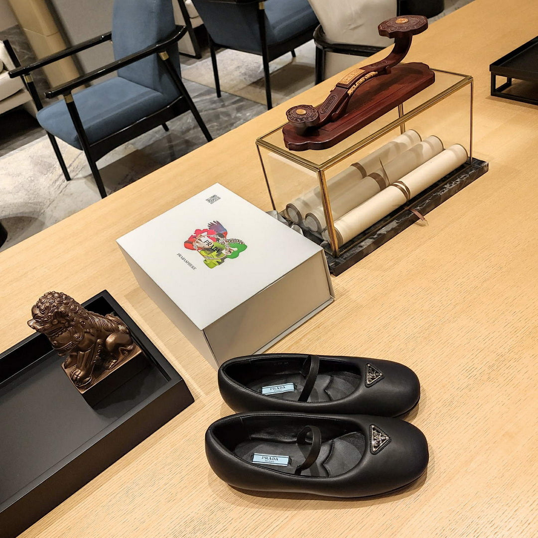 Prada 1F037N Soft padded nappa ballerinas P78551 | prada 1f037n soft padded nappa ballerinas p78551 2
