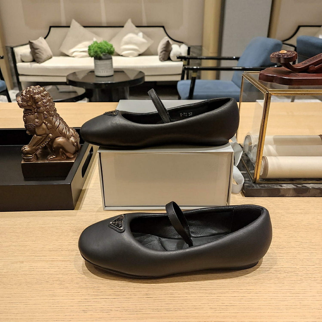 Prada 1F037N Soft padded nappa ballerinas P78551 | prada 1f037n soft padded nappa ballerinas p78551 4