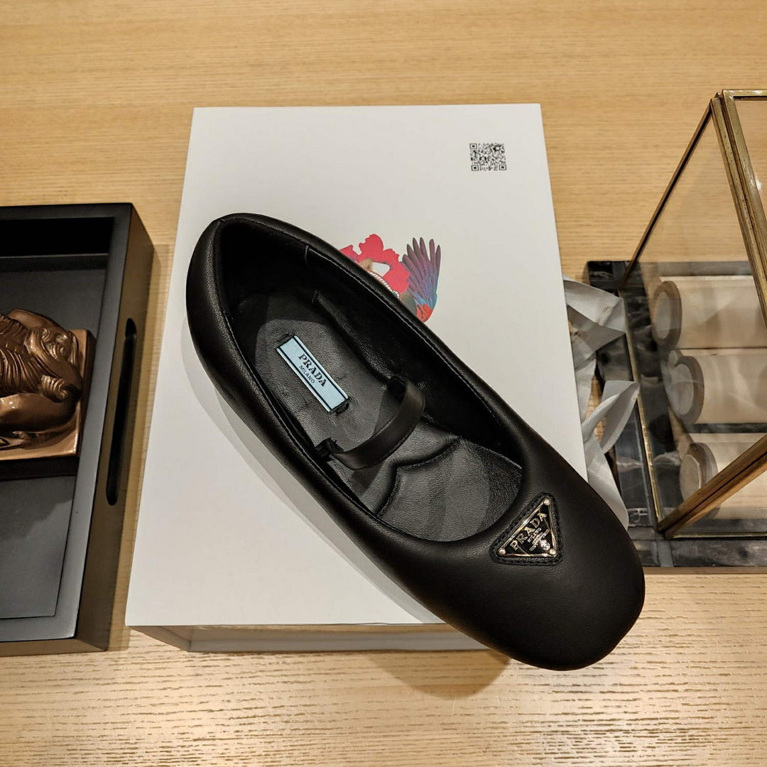 Prada 1F037N Soft padded nappa ballerinas P78551 | prada 1f037n soft padded nappa ballerinas p78551 5