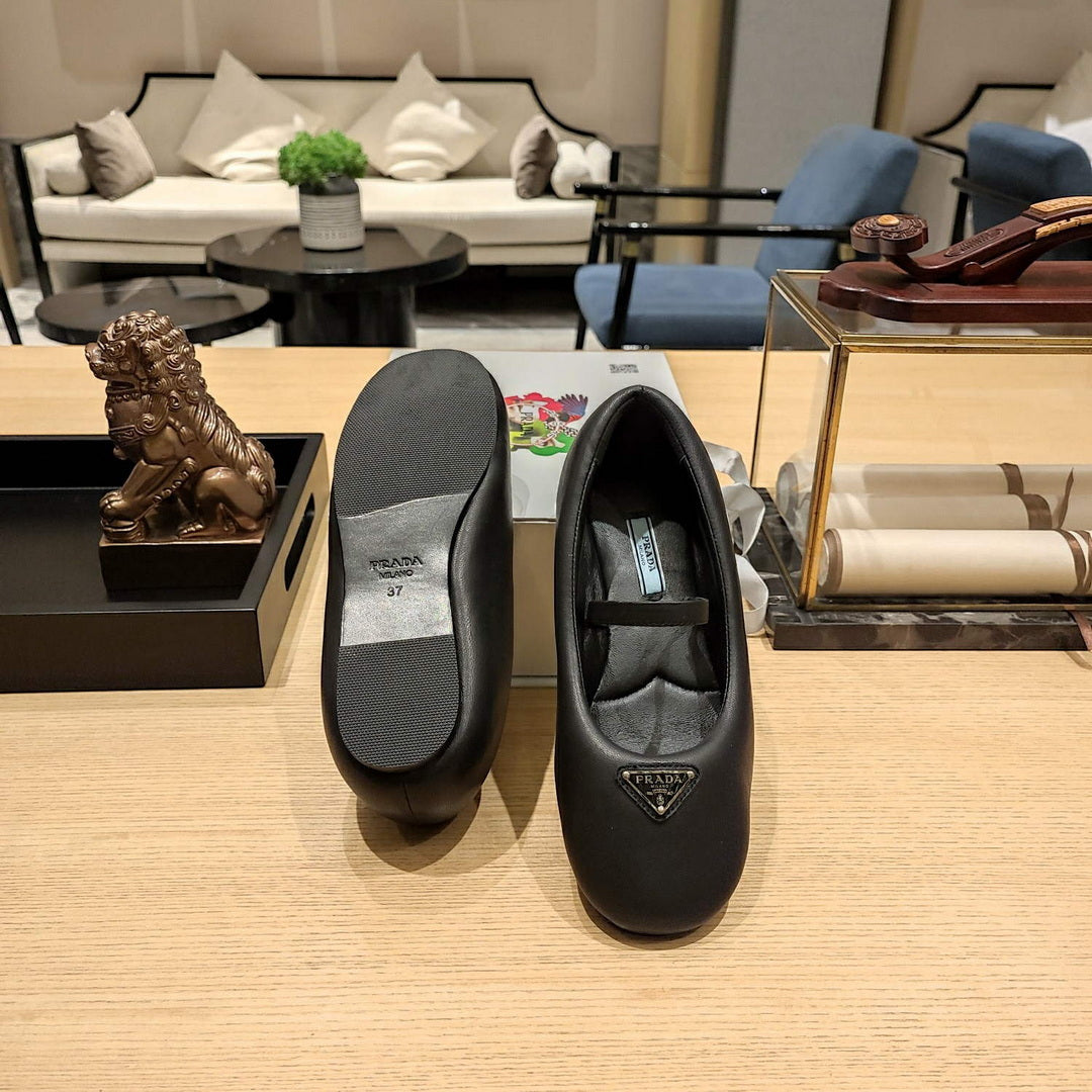 Prada 1F037N Soft padded nappa ballerinas P78551 | prada 1f037n soft padded nappa ballerinas p78551 6