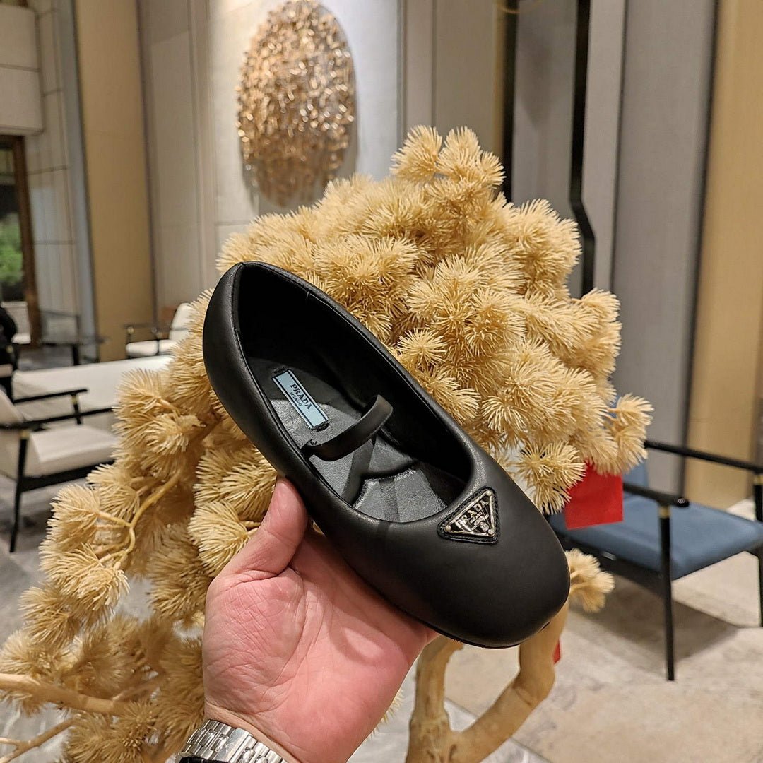 Prada 1F037N Soft padded nappa ballerinas P78551 | prada 1f037n soft padded nappa ballerinas p78551 9