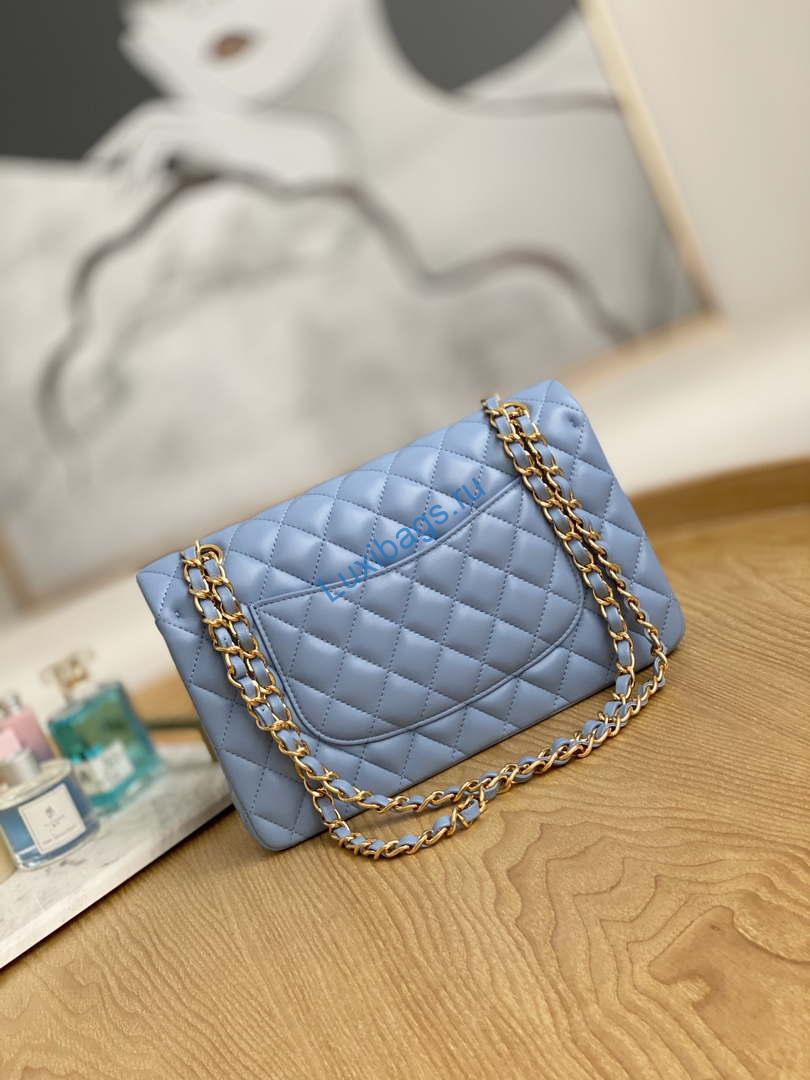 chanel a01112 flap classic bag lambskin light blue gold 1 Chanel A01112 Flap Classic Bag Lambskin Light Blue Gold | chanel a01112 flap classic bag lambskin light blue gold 002