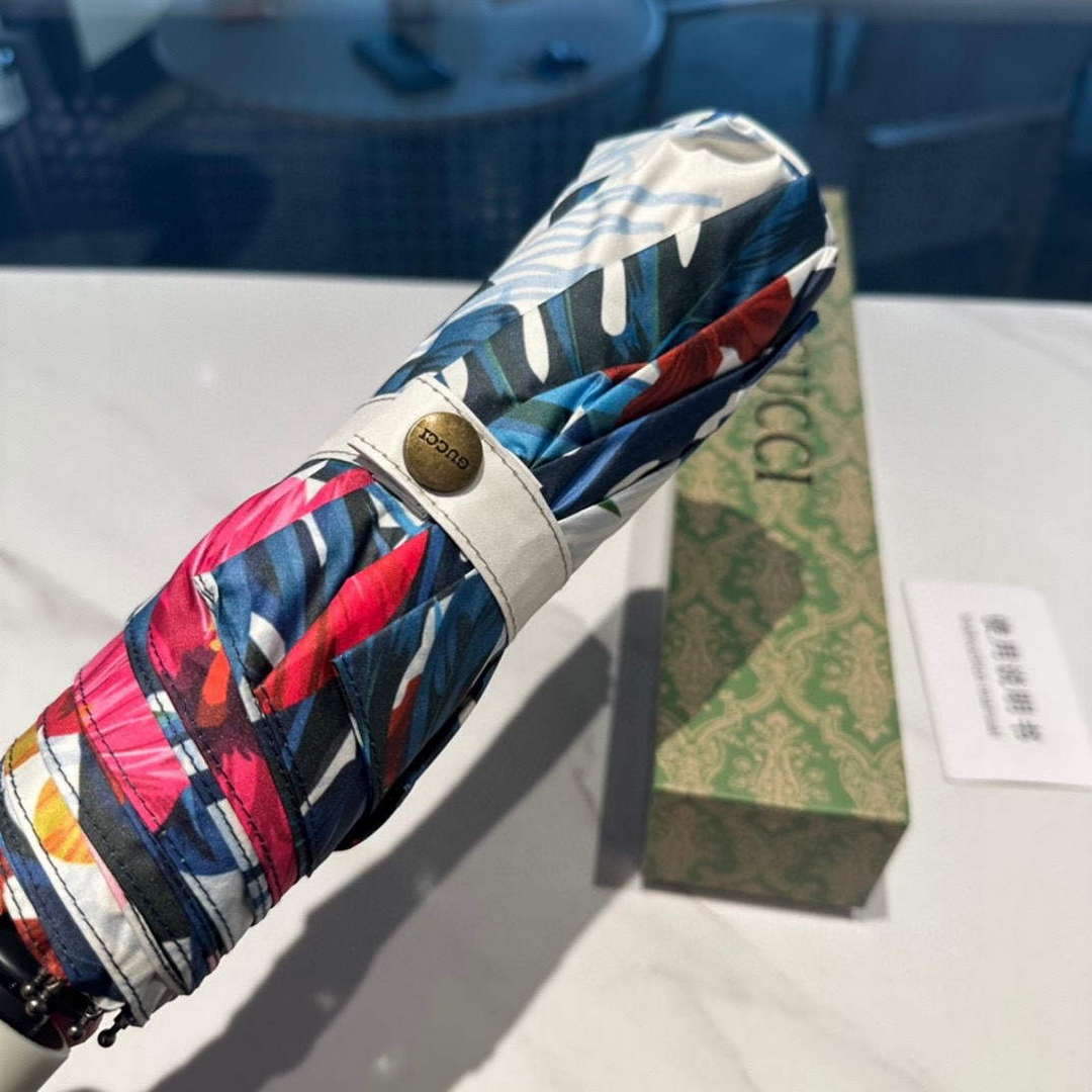 Gucci Three Fold Automatic Folding Sun Umbrella C854300 | chanel three fold automatic folding sun umbrella c855653 5