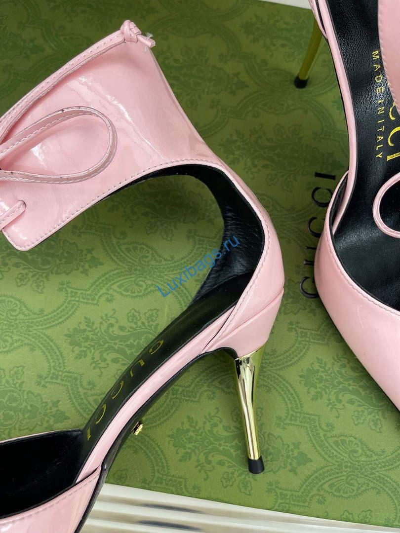Gucci 717159 Women's high heel patent pump G56301 | gucci 717159 womens high heel patent pump g56301 8