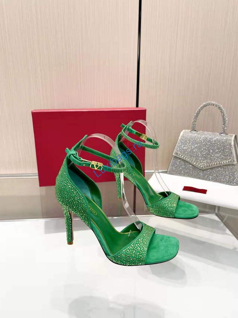 Valentino Women's Full Diamond Shoes 95mm V75471 | valentino womens full diamond shoes 95mm v75471 7