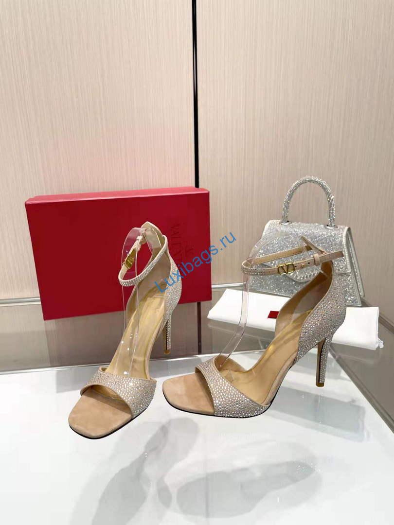 Valentino Women's Full Diamond Shoes 95mm V75474 | valentino womens full diamond shoes 95mm v75474 6