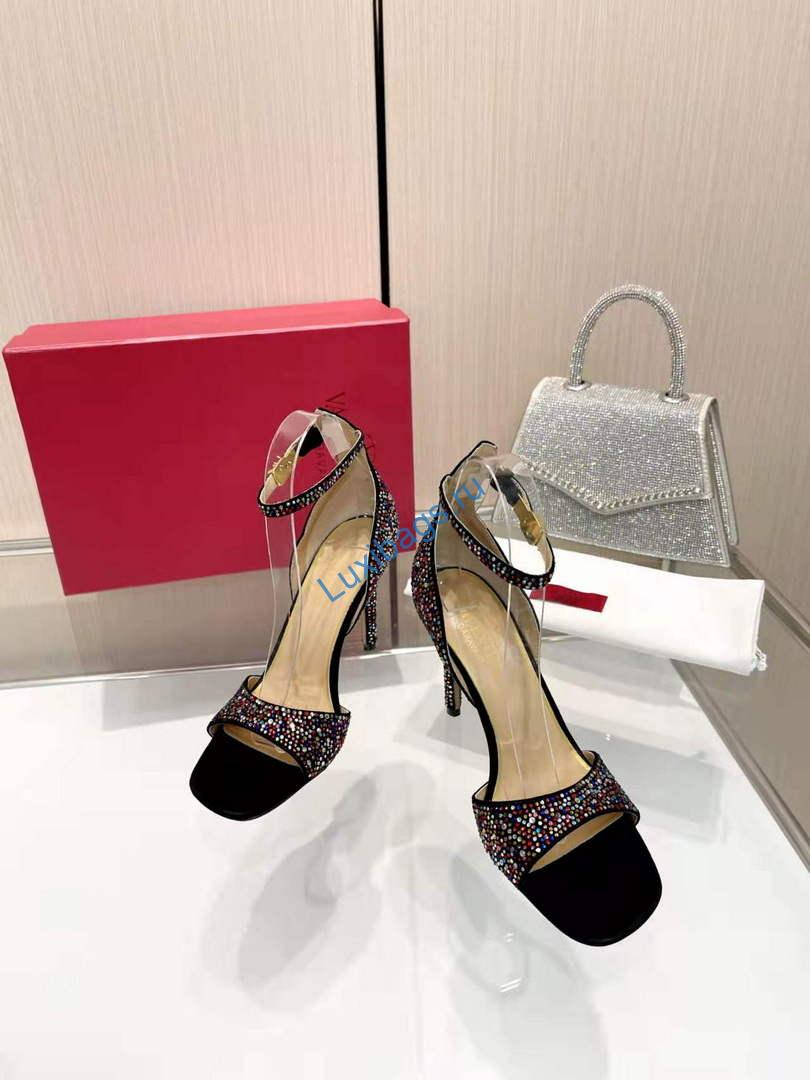 Valentino Women's Full Diamond Shoes 95mm V75479 | valentino womens full diamond shoes 95mm v75479 2
