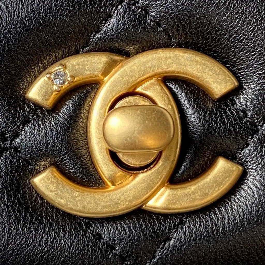 Chanel AP3424 Woc Mini Flap Bag Lambskin Black | chanel ap3424 woc mini flap bag lambskin black 003