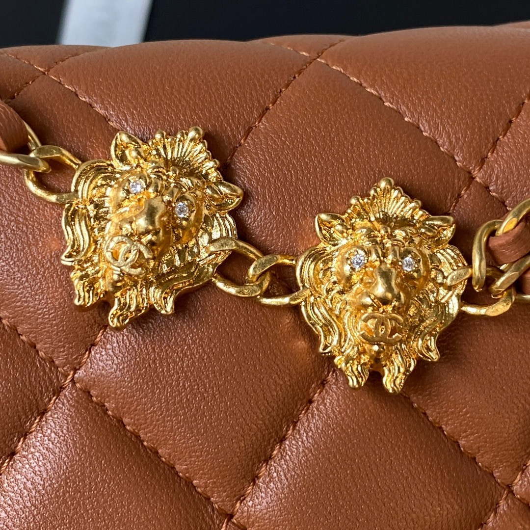 Chanel AP3424 Woc Mini Flap Bag Lambskin Caramel | chanel ap3424 woc mini flap bag lambskin caramel 004