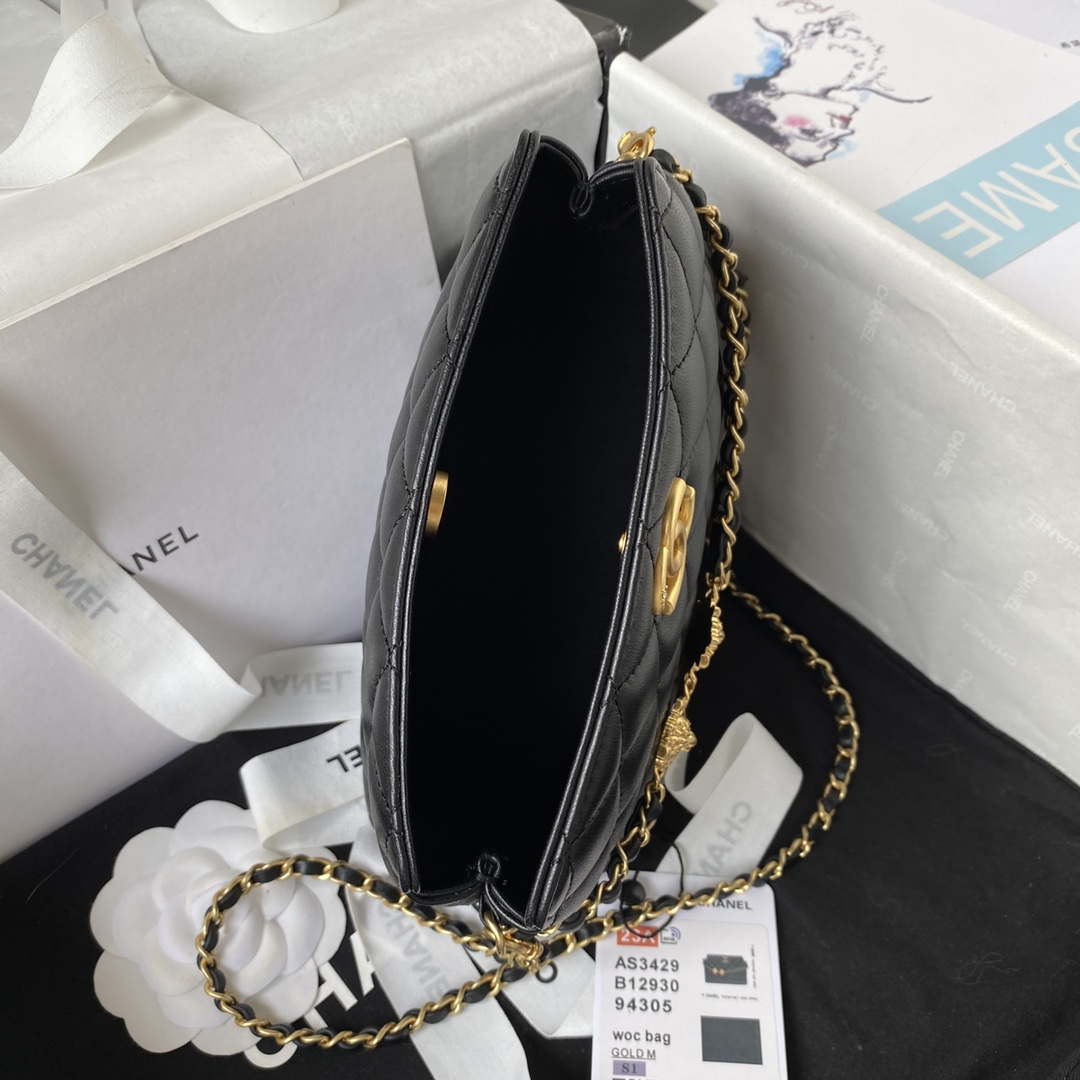 Chanel AS3429 Lambskin Bag Black | chanel as3429 lambskin bag black 007 983d985c 4aef 4d1e 80aa eec359d3cbcf