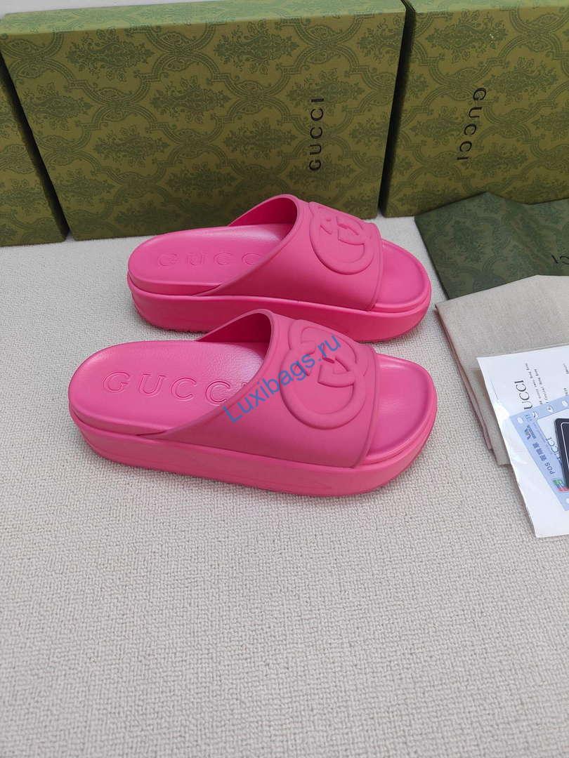 Gucci 692845 Women's Slide With Interlocking G G38256 | gucci 692845 womens slide with interlocking g g38256 4