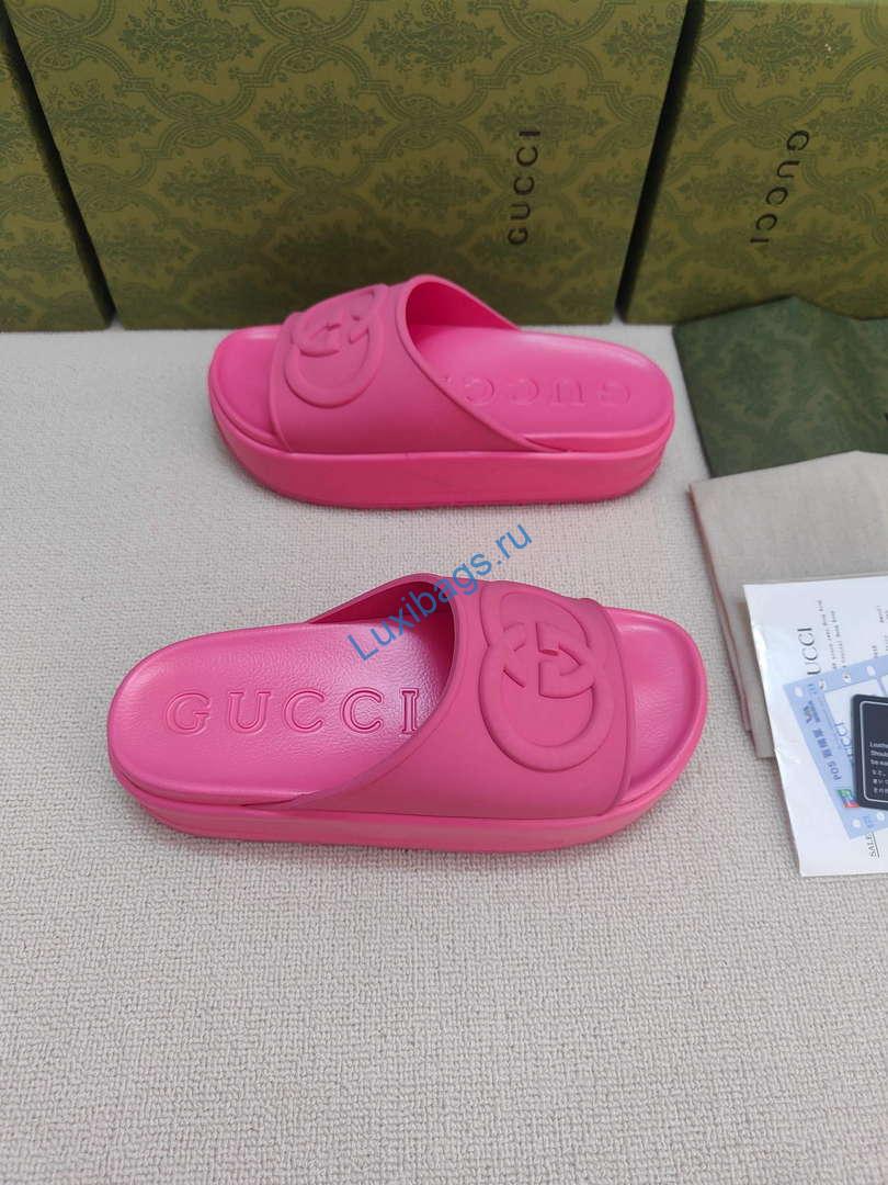 Gucci 692845 Women's Slide With Interlocking G G38256 | gucci 692845 womens slide with interlocking g g38256 5