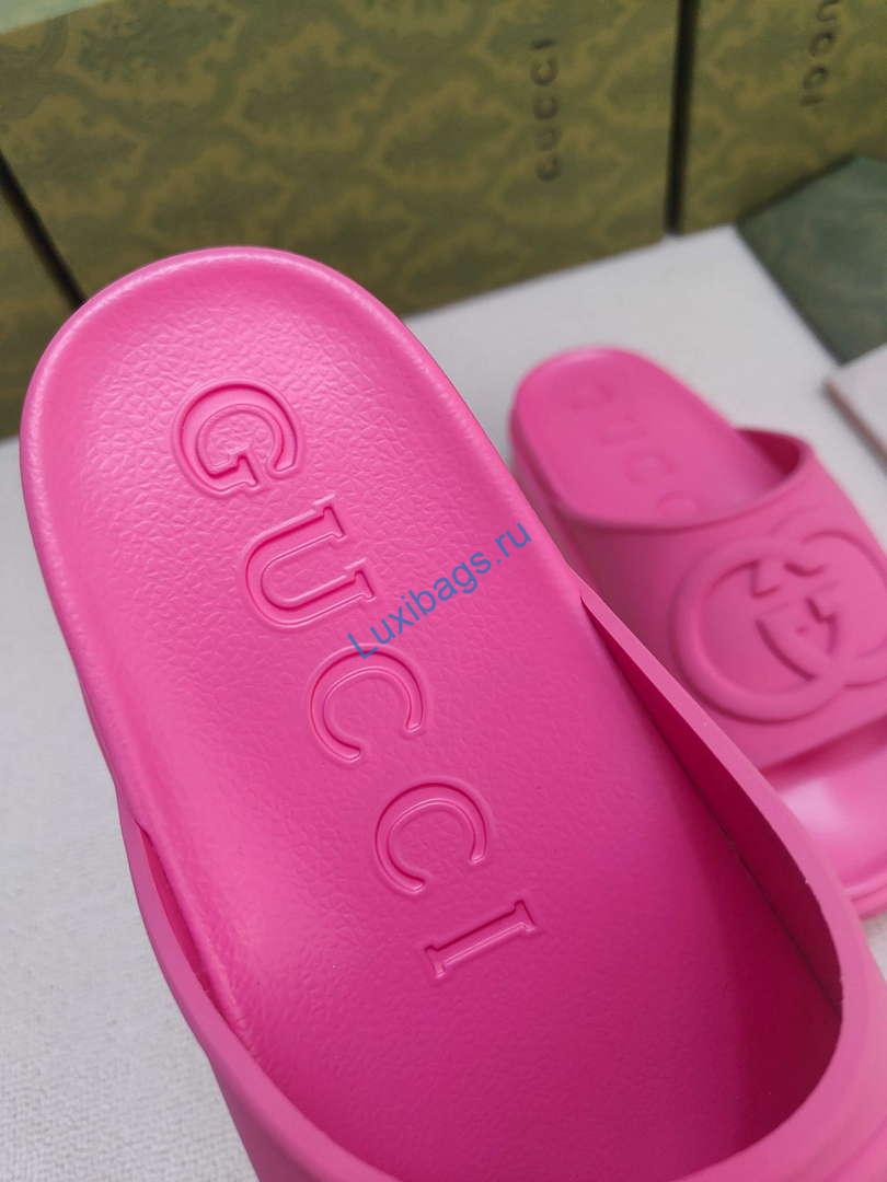 Gucci 692845 Women's Slide With Interlocking G G38256 | gucci 692845 womens slide with interlocking g g38256 9
