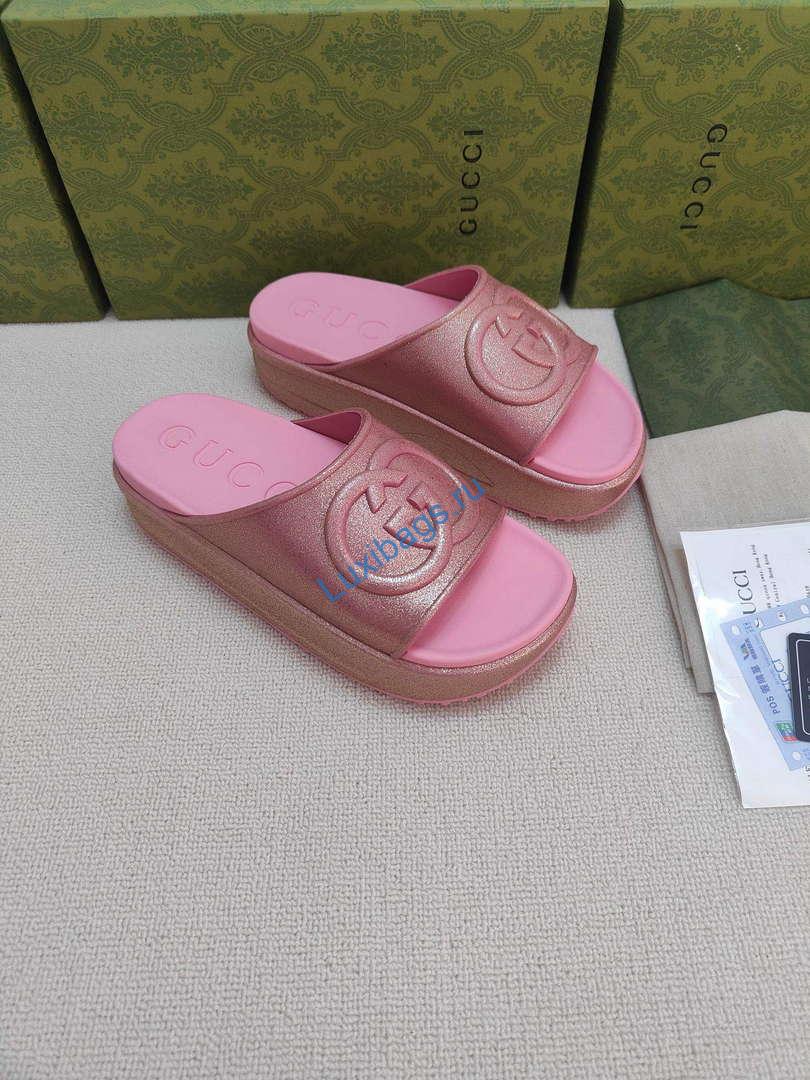 Gucci 692845 Women's Slide With Interlocking G G38262 | gucci 692845 womens slide with interlocking g g38262 2