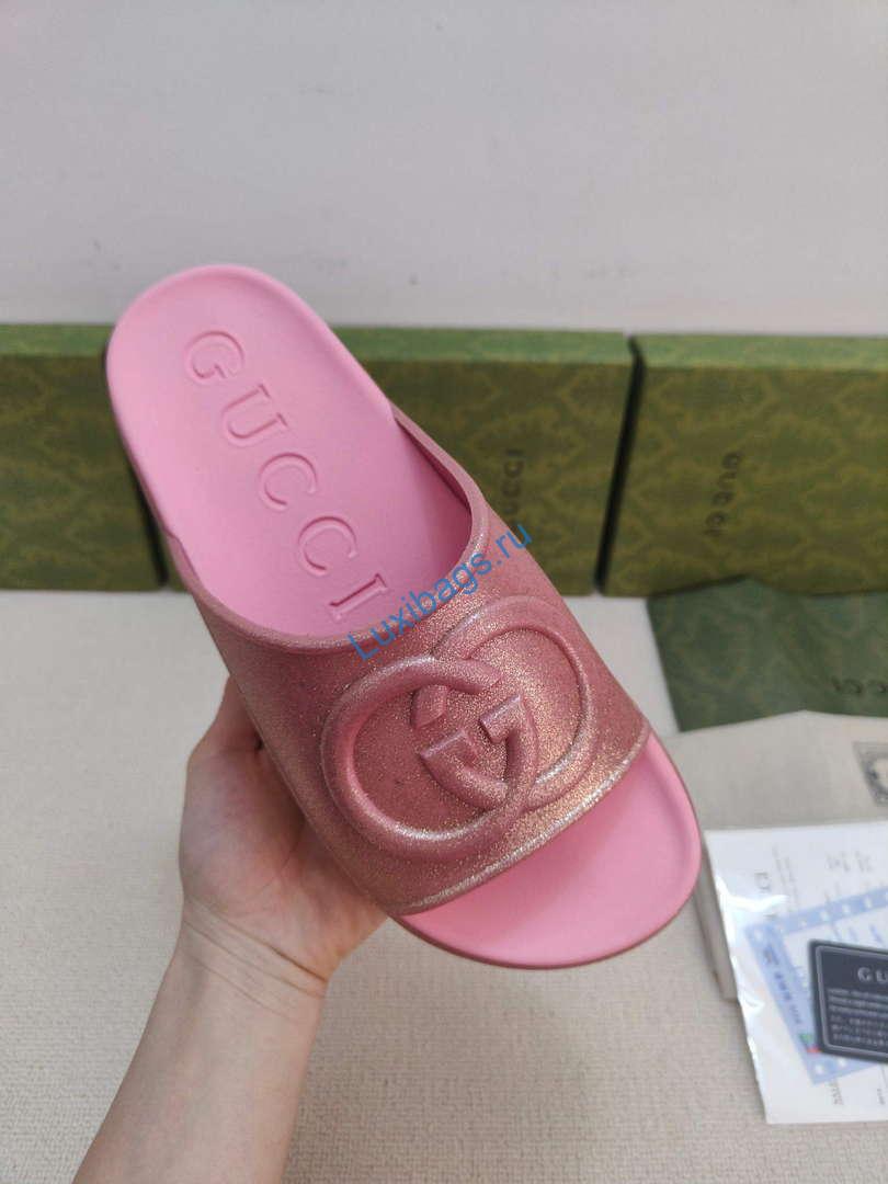Gucci 692845 Women's Slide With Interlocking G G38262 | gucci 692845 womens slide with interlocking g g38262 7
