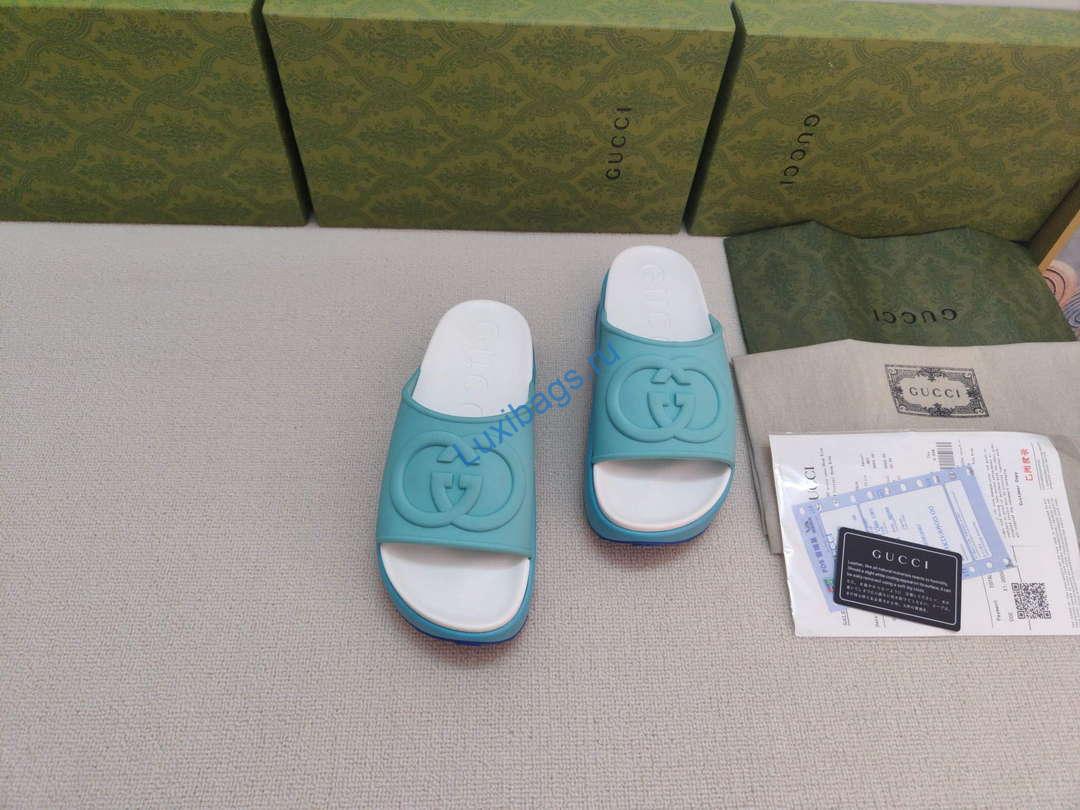 Gucci 692845 Women's Slide With Interlocking G G38264 | gucci 692845 womens slide with interlocking g g38264 2