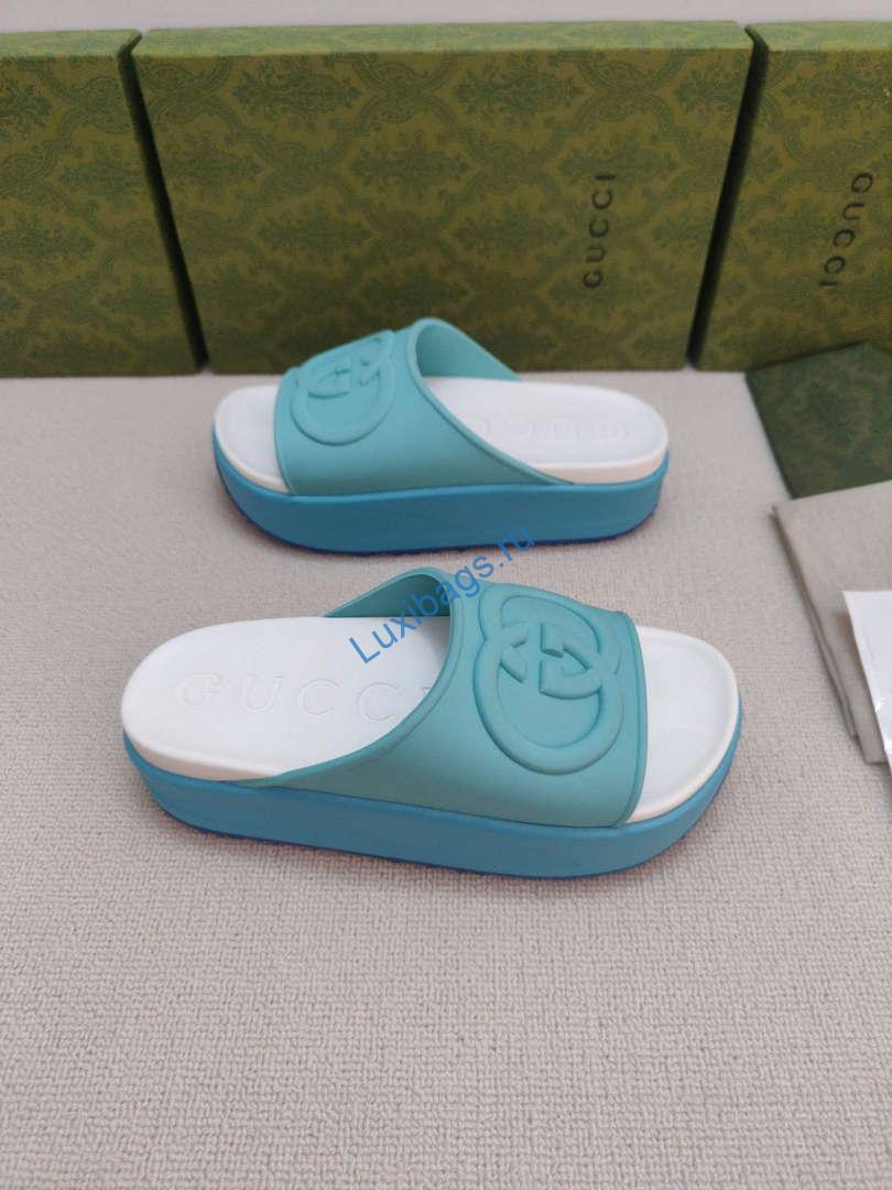 Gucci 692845 Women's Slide With Interlocking G G38264 | gucci 692845 womens slide with interlocking g g38264 5