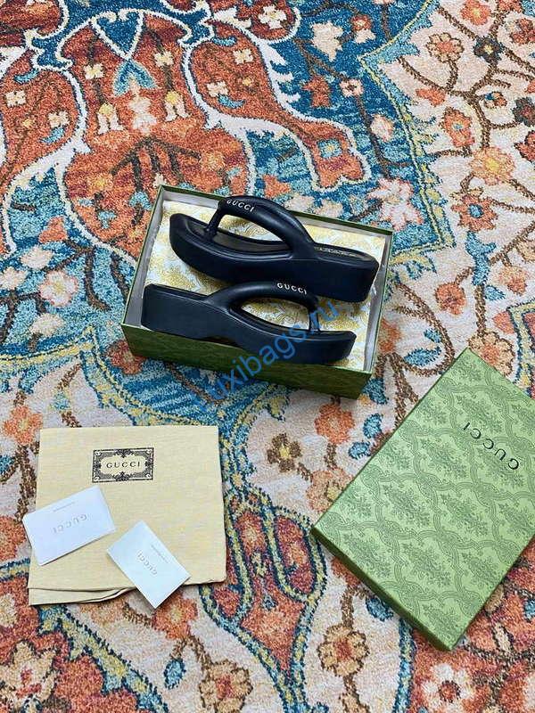 Gucci 746334 Women's Thong Platform Sandal G38248 | gucci 746334 womens thong platform sandal g38248 7