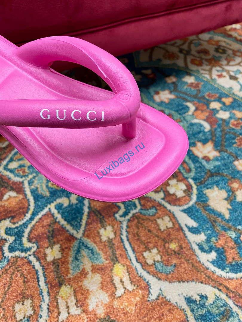 Gucci 746334 Women's Thong Platform Sandal G38250 | gucci 746334 womens thong platform sandal g38250 4