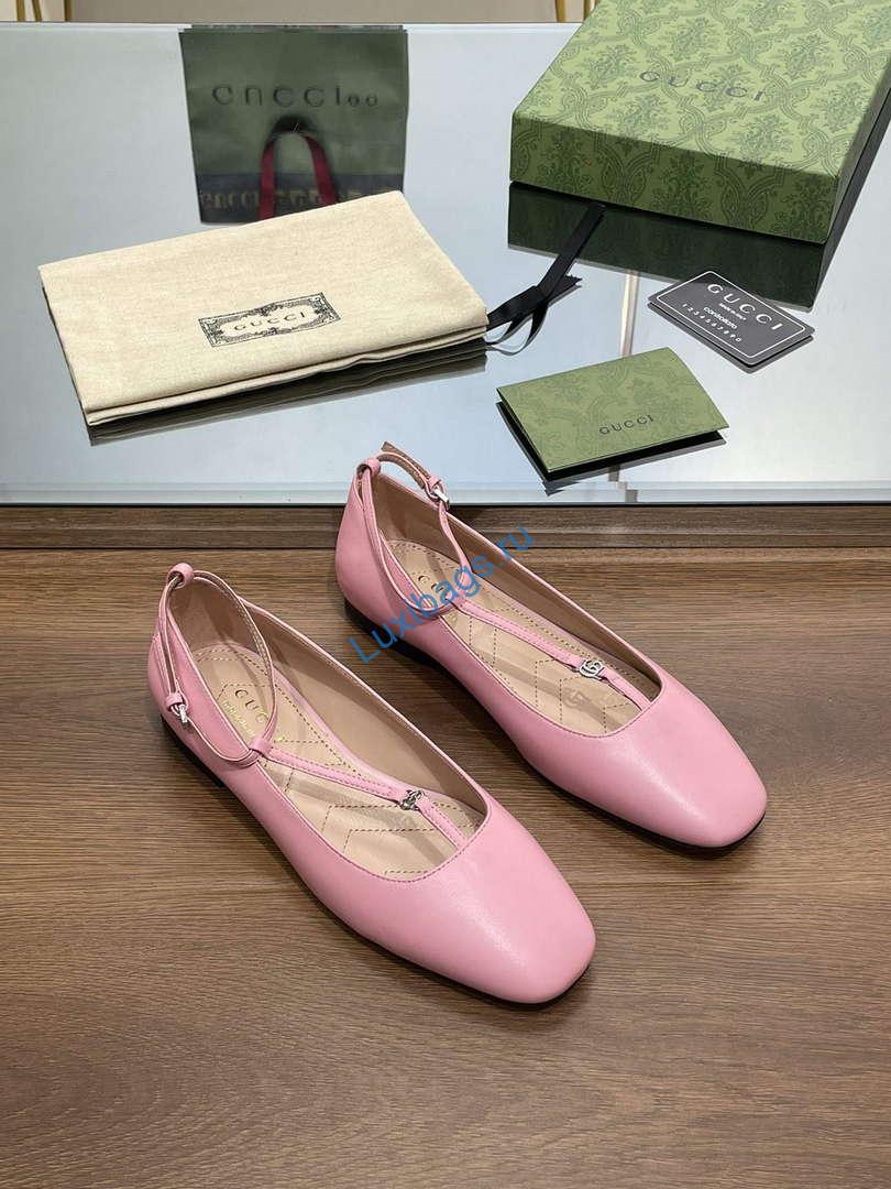 Gucci 754136 Women's Double G Ballet Flat G38266 | gucci 754136 womens double g ballet flat g38266 2