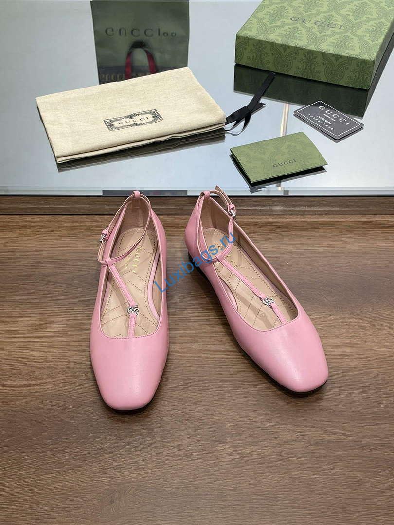 Gucci 754136 Women's Double G Ballet Flat G38266 | gucci 754136 womens double g ballet flat g38266 4