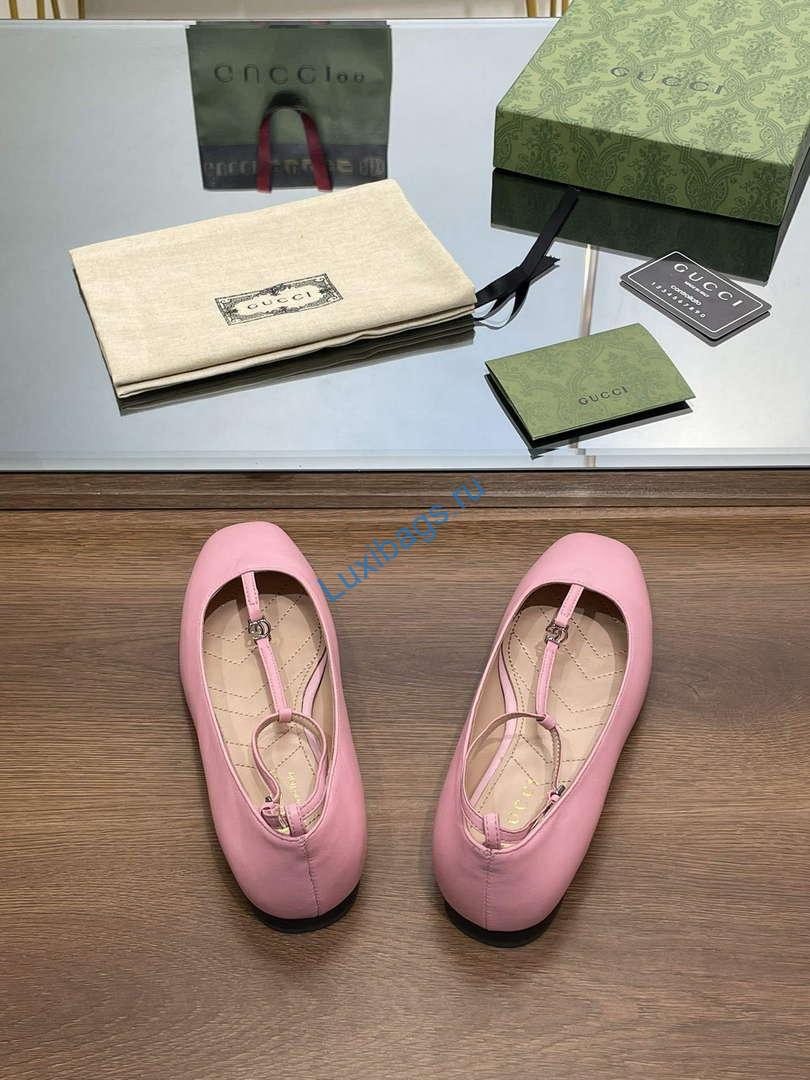Gucci 754136 Women's Double G Ballet Flat G38266 | gucci 754136 womens double g ballet flat g38266 5