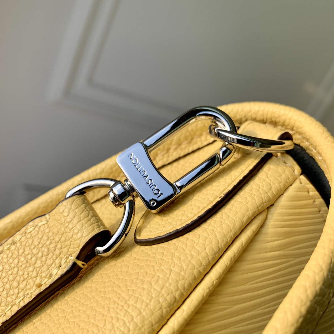 LV M22618 Louis Vuitton Buci Handbag Epi Leather Jaune Plume Yellow | lv m22618 louis vuitton buci handbag epi leather jaune plume yellow 6