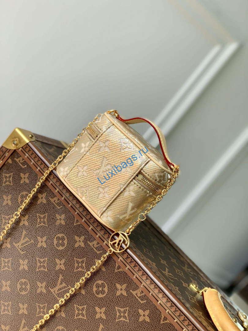 LV M22920 Louis Vuitton Micro Vanity Miniature Bag Beige | lv m22920 louis vuitton micro vanity miniature bag beige 2