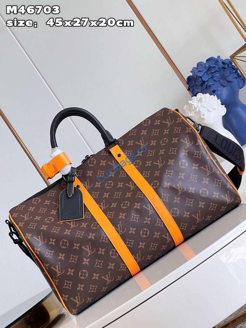 LV M46703 Louis Vuitton Keepall Bandoulière 45 Bag Radiant Sun | lv m46703 louis vuitton keepall bandouliere 45 bag radiant sun 2