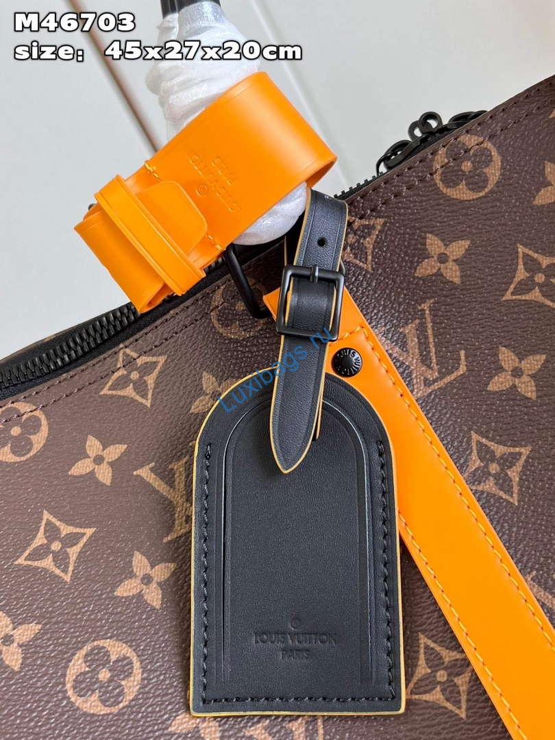 LV M46703 Louis Vuitton Keepall Bandoulière 45 Bag Radiant Sun | lv m46703 louis vuitton keepall bandouliere 45 bag radiant sun 3