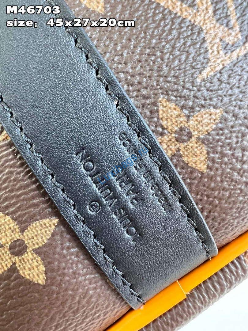 LV M46703 Louis Vuitton Keepall Bandoulière 45 Bag Radiant Sun | lv m46703 louis vuitton keepall bandouliere 45 bag radiant sun 5