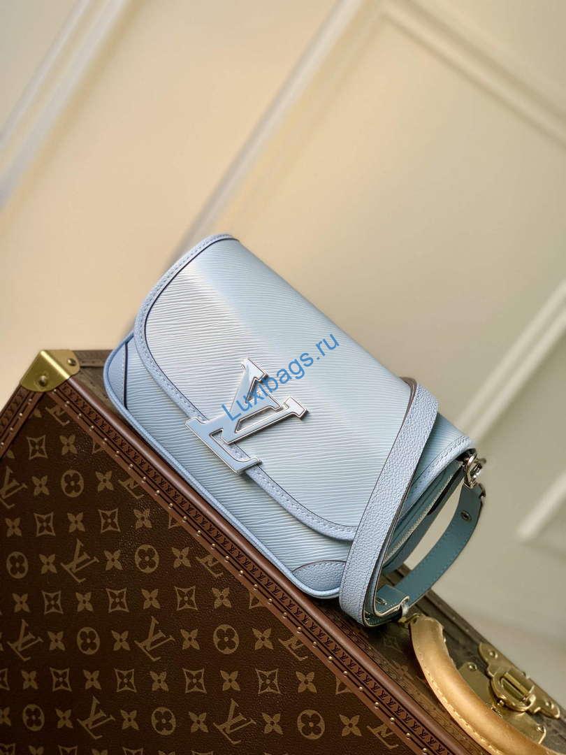 LV M59461 Louis Vuitton Buci Handbag Epi Leather Cloud Blue | lv m59461 louis vuitton buci handbag epi leather cloud blue 2