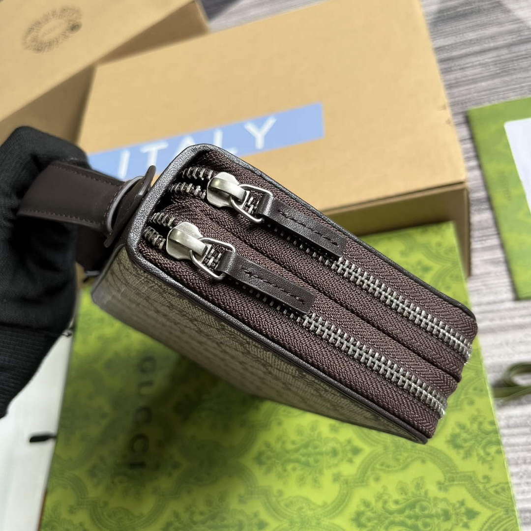 Gucci 336298 GG Travel Document Package Brown | gucci 336298 gg travel document package brown 5