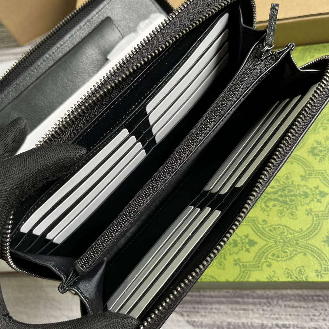 Gucci 336298 Travel Document Package Black | gucci 336298 travel document package black 9