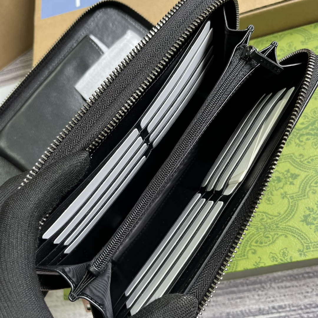 Gucci 358933 GG Travel Document Package Black | gucci 358933 gg travel document package black 9