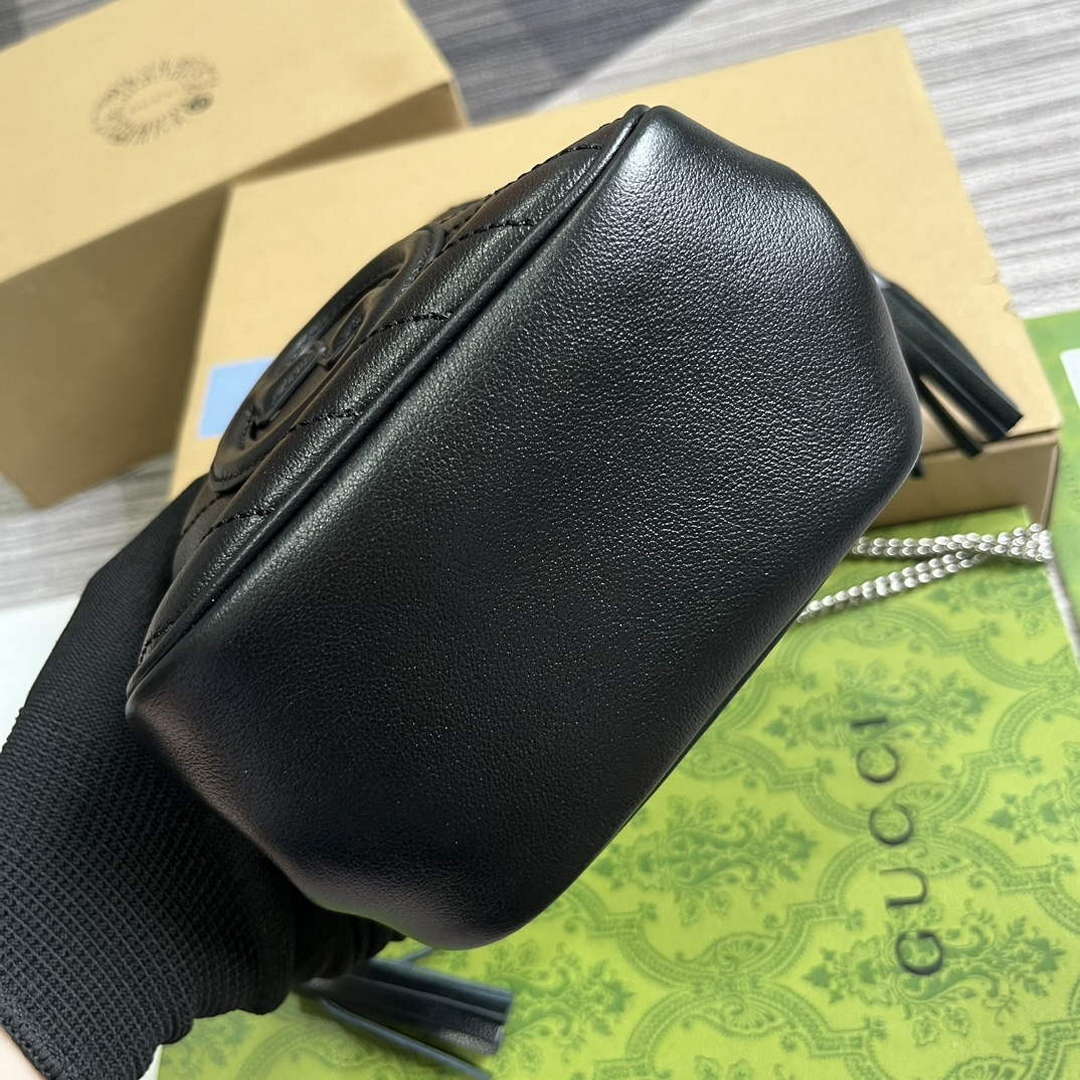 Gucci 760313 Gucci Blondie Mini Bucket Bag Black | gucci 760313 gucci blondie mini bucket bag black 6